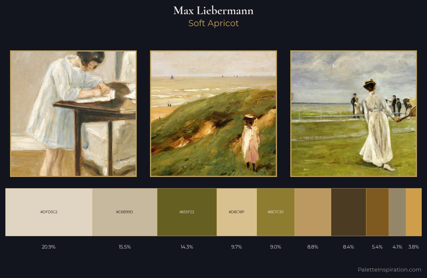 Max Liebermann Palette 2 — Soft Apricot