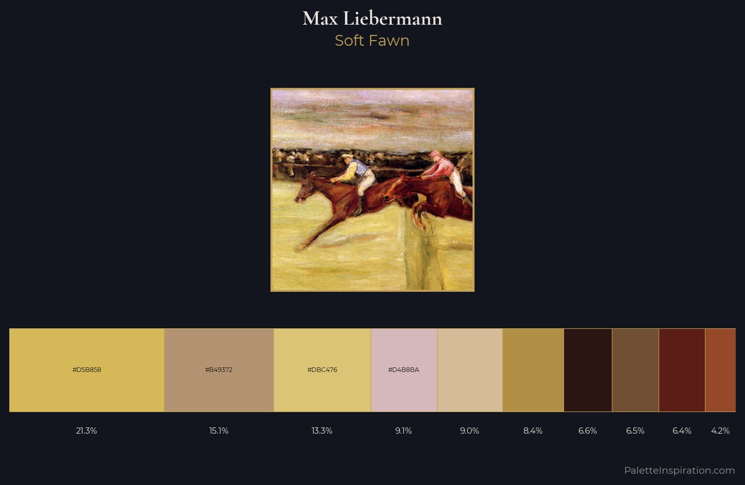 Max Liebermann Palette 3 — Soft Fawn
