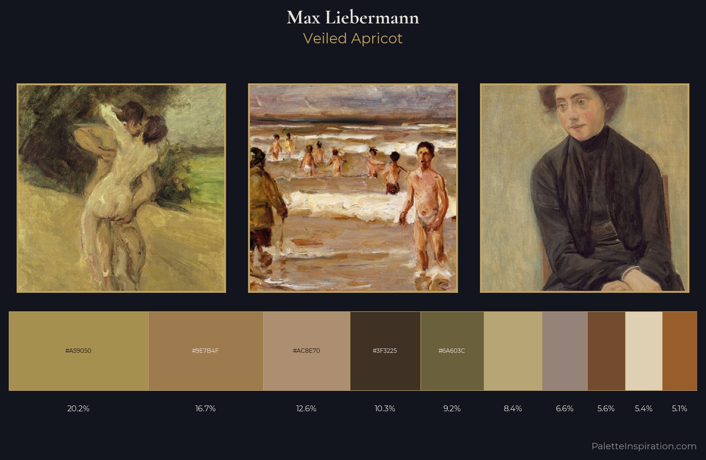 Max Liebermann Palette 4 — Veiled Apricot