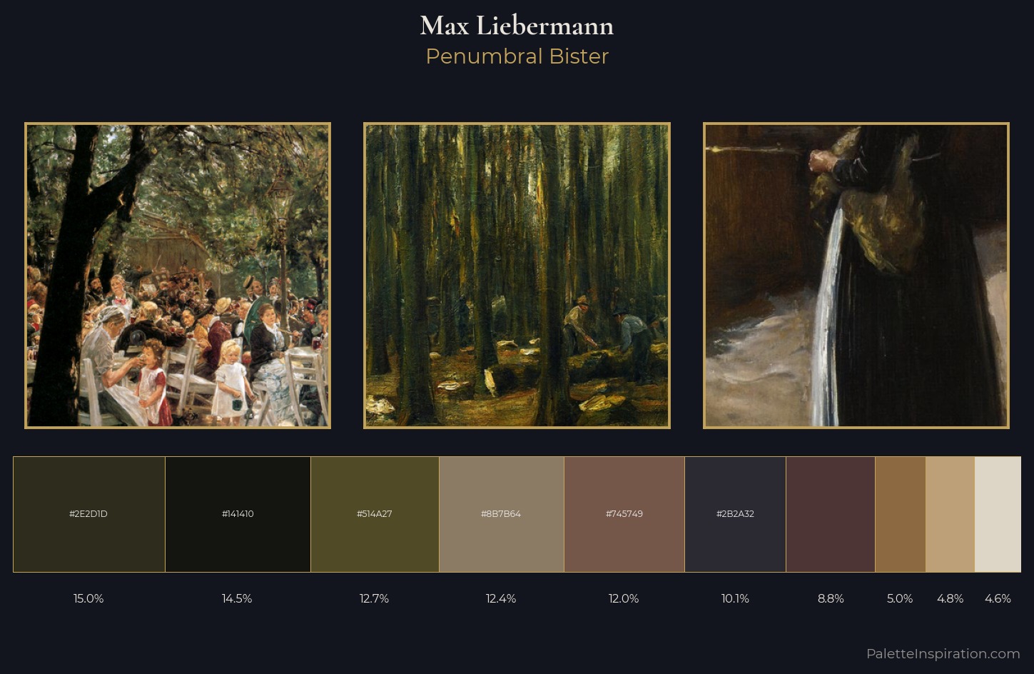 Max Liebermann Palette 9 — Penumbral Bister