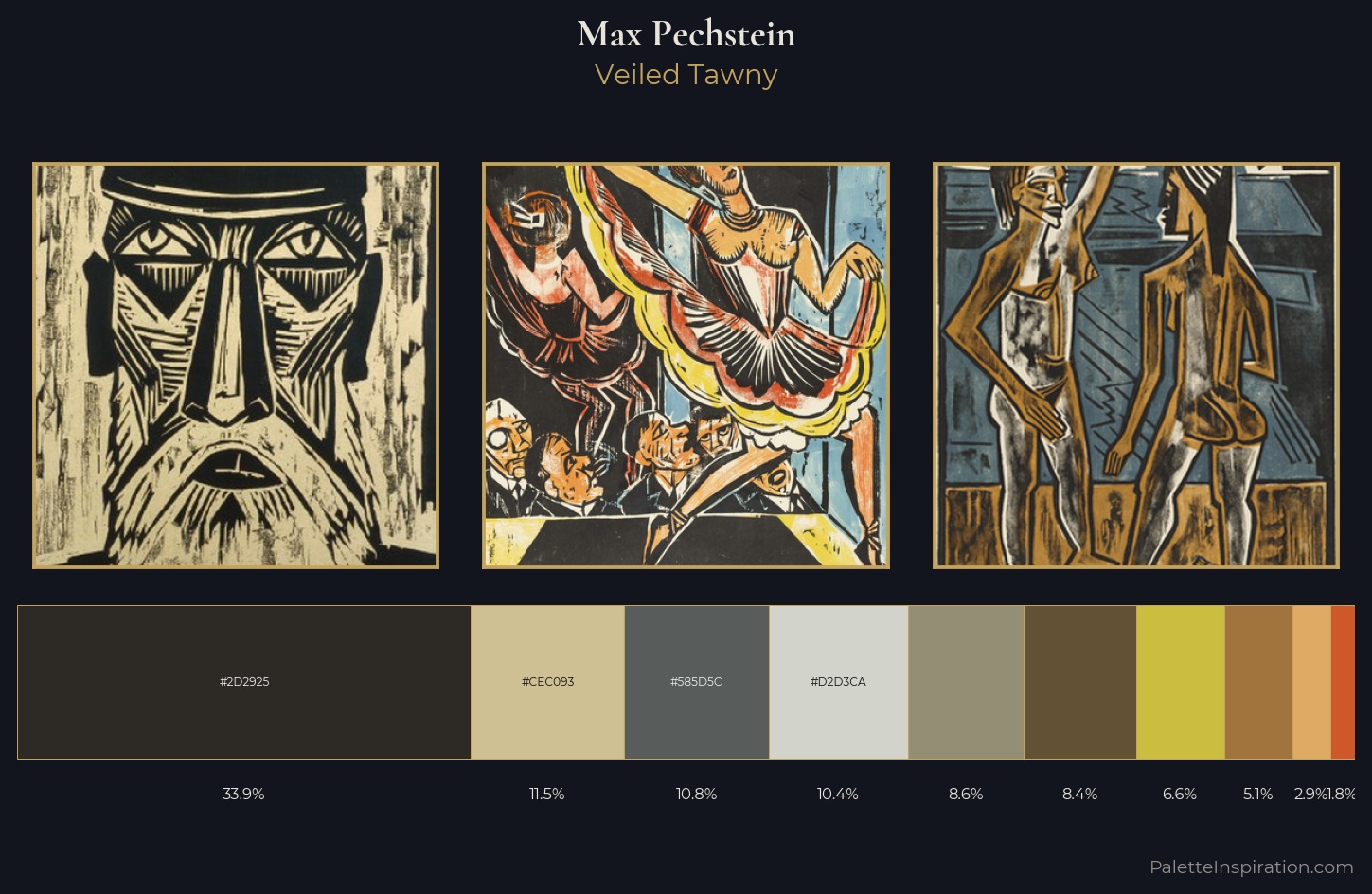 Max Pechstein Palette 2 — Veiled Tawny
