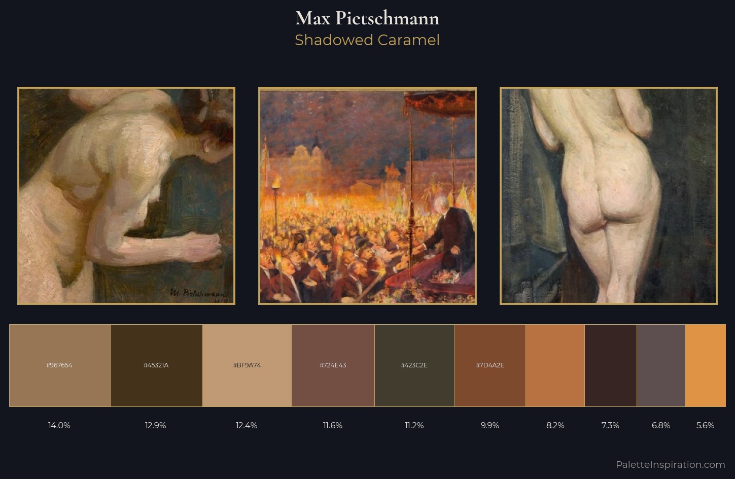 Max Pietschmann Palette 9 — Shadowed Caramel