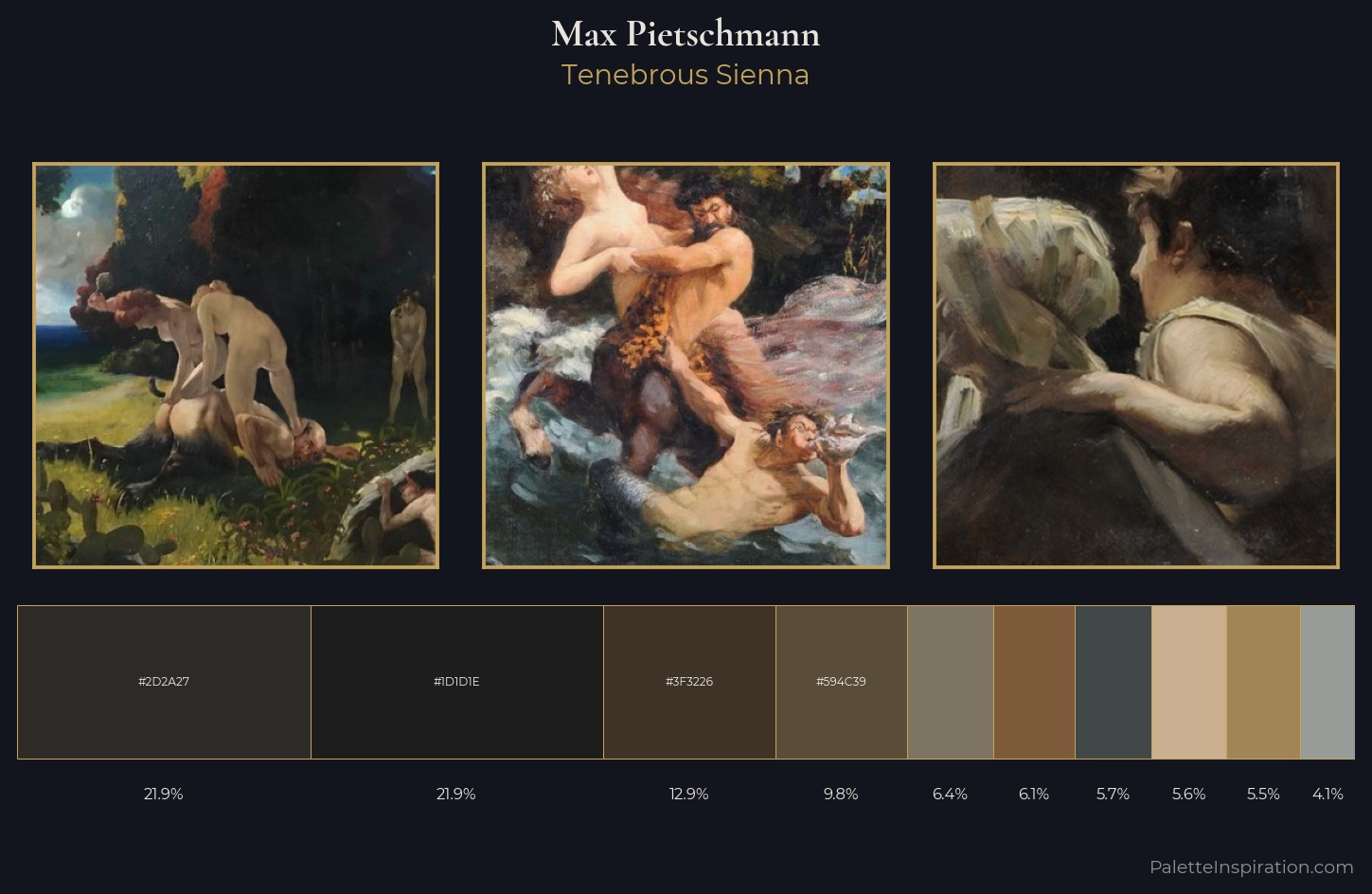 Max Pietschmann Palette 10 — Tenebrous Sienna