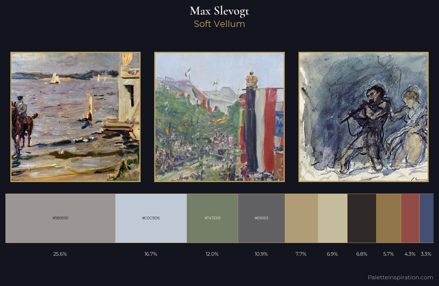 Max Slevogt Palette 3 — Soft Vellum