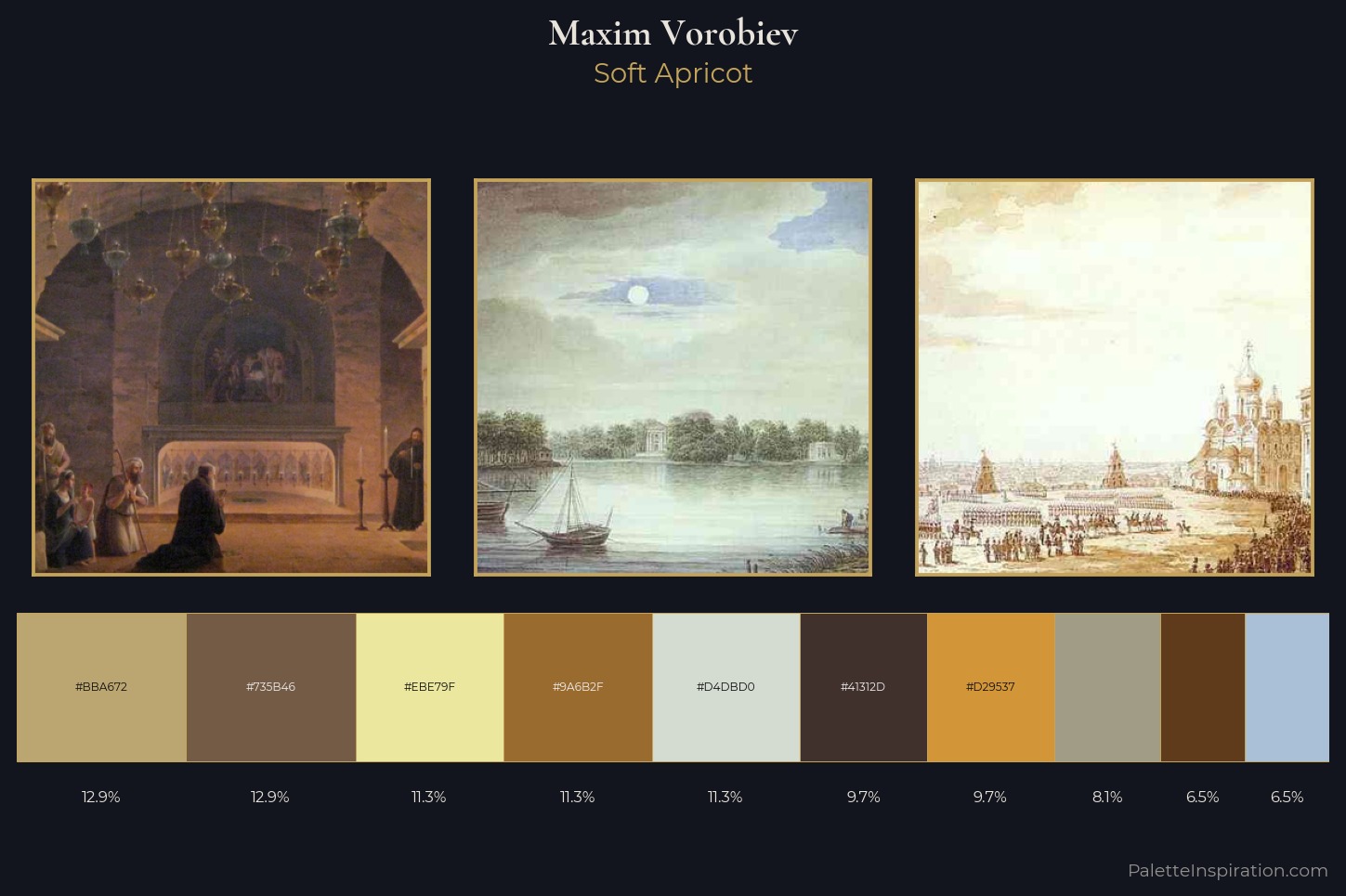Maxim Vorobiev Master Palette — Soft Apricot