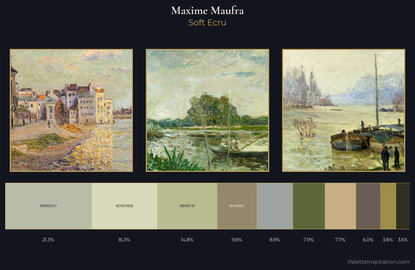 Maxime Maufra Palette 2 — Soft Ecru