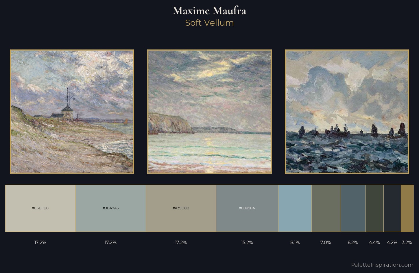Maxime Maufra Palette 8 — Soft Vellum