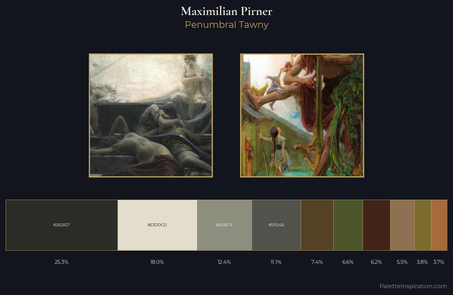 Maximilian Pirner Palette 4 — Penumbral Tawny