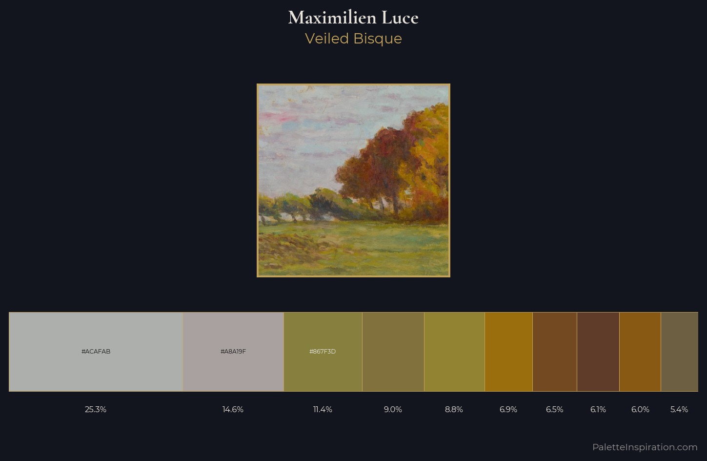 Maximilien Luce Palette 8 — Veiled Bisque