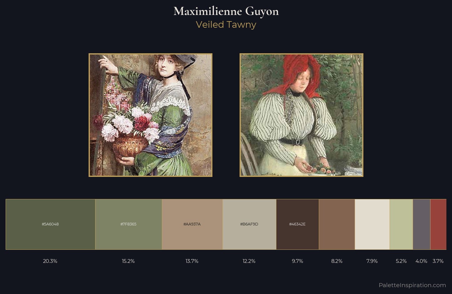 Maximilienne Guyon Palette 1 — Veiled Tawny
