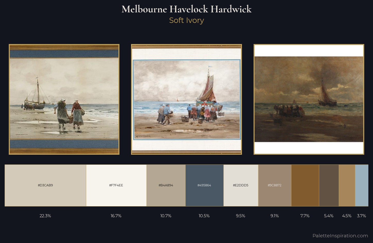 Melbourne Havelock Hardwick Palette 2 — Soft Ivory
