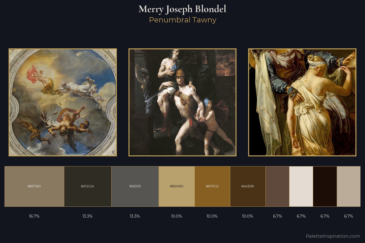 Merry Joseph Blondel Master Palette — Penumbral Tawny