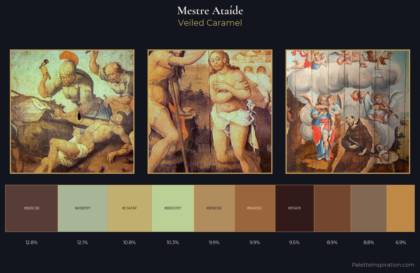 Mestre Ataíde Palette 1 — Veiled Caramel
