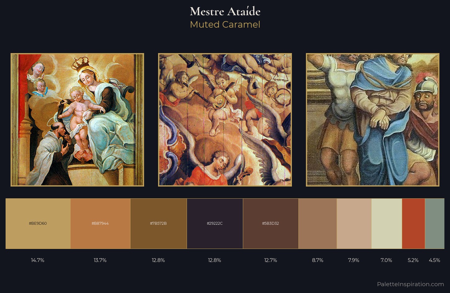 Mestre Ataíde Palette 2 — Muted Caramel