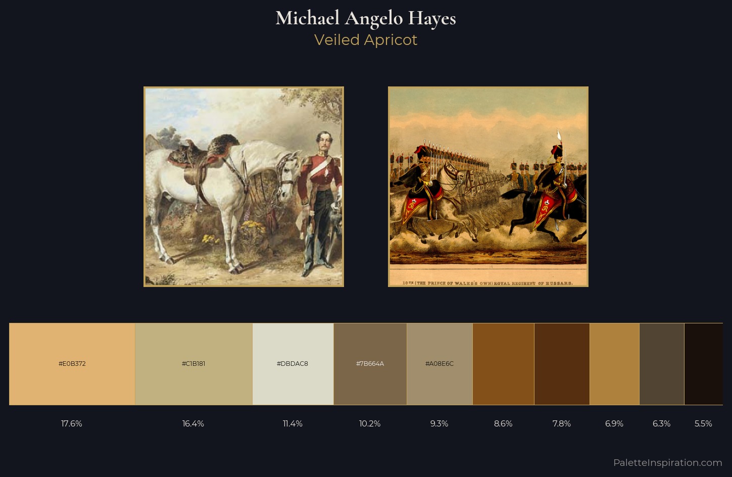 Michael Angelo Hayes Palette 2 — Veiled Apricot