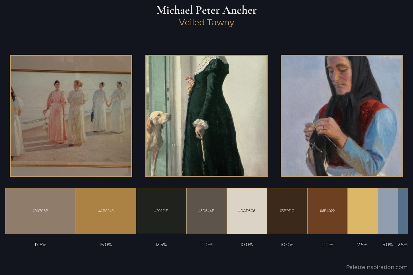 Michael Peter Ancher Master Palette — Veiled Tawny