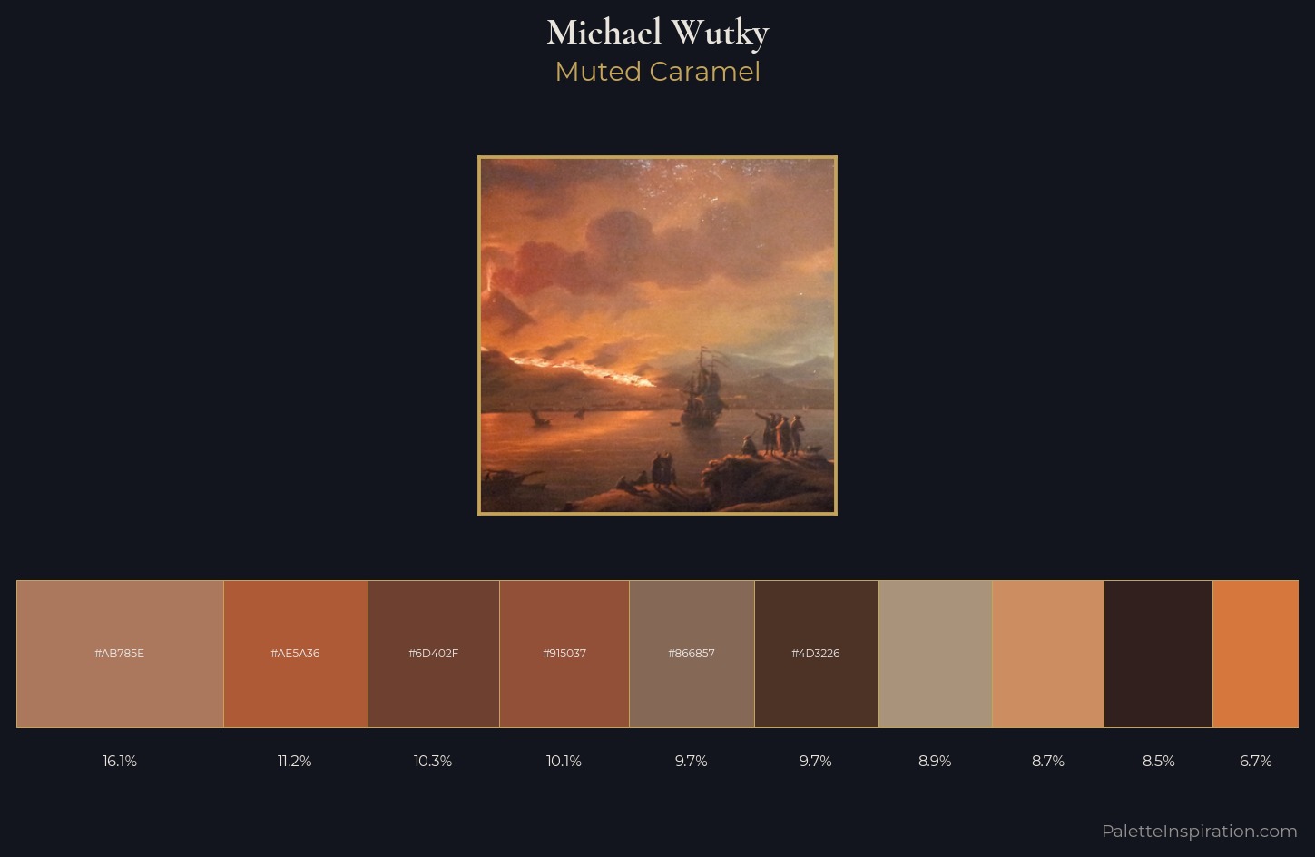 Michael Wutky Palette 3 — Muted Caramel