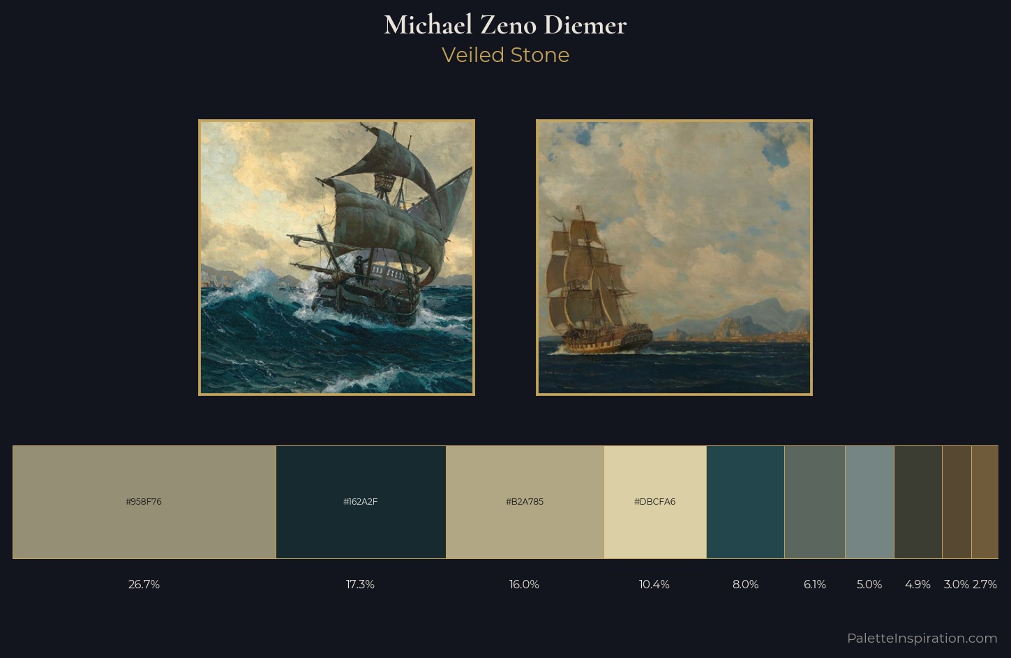 Michael Zeno Diemer Palette 3 — Veiled Stone