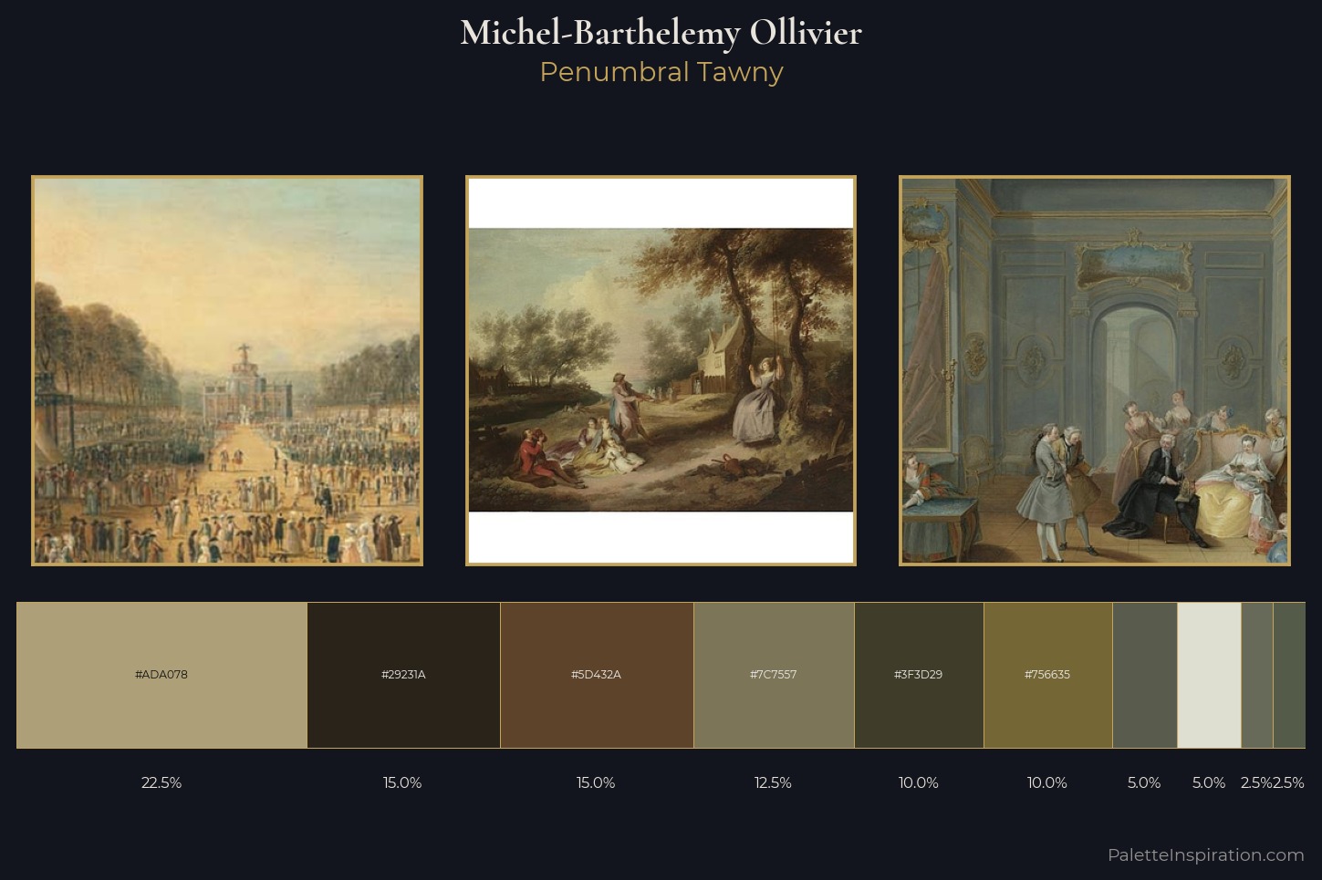 Michel-Barthelemy Ollivier Master Palette
