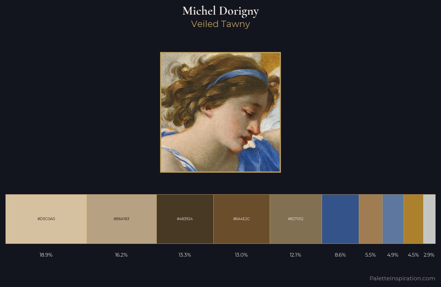 Michel Dorigny Palette 1 — Veiled Tawny