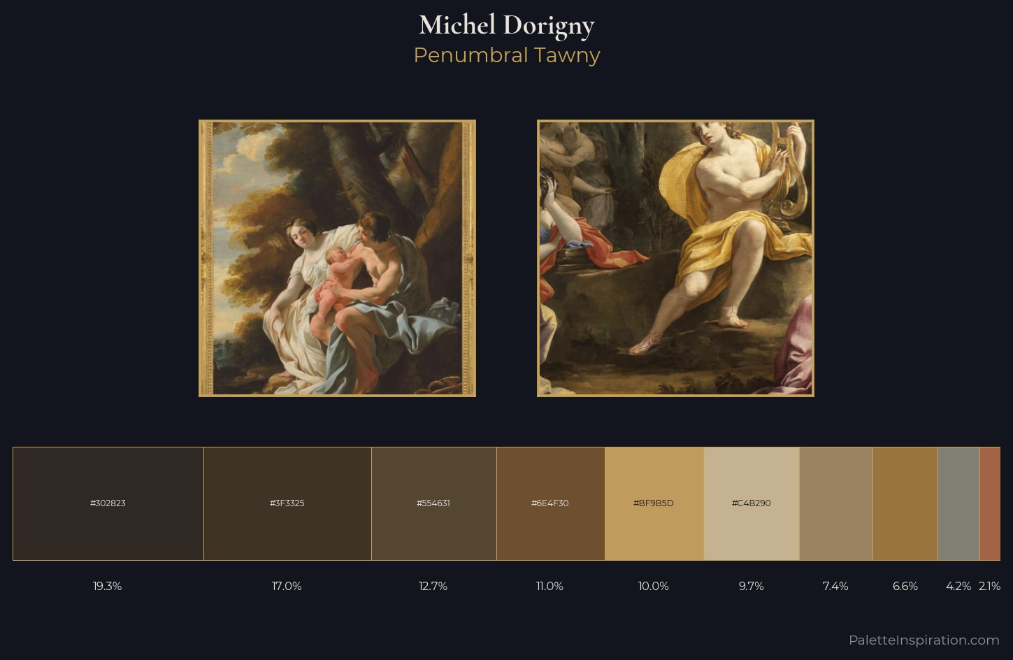 Michel Dorigny Palette 2 — Penumbral Tawny
