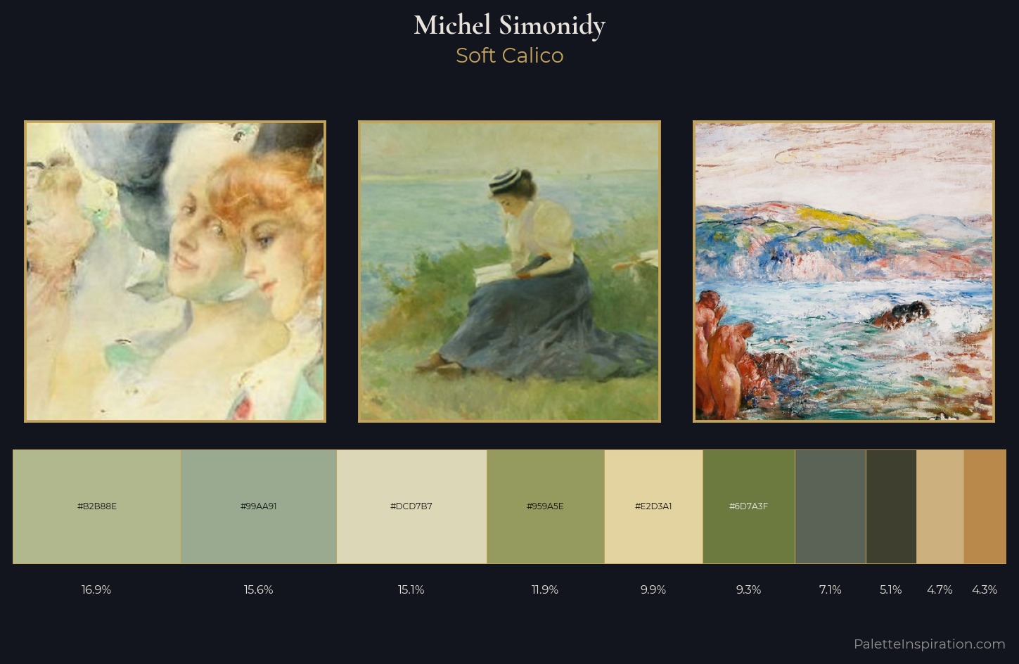 Michel Simonidy Palette 1 — Soft Calico