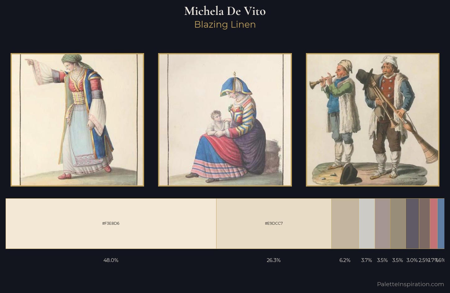 Michela De Vito Palette 3 — Blazing Linen