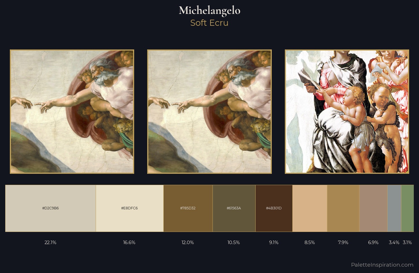 Michelangelo Palette 2 — Soft Ecru