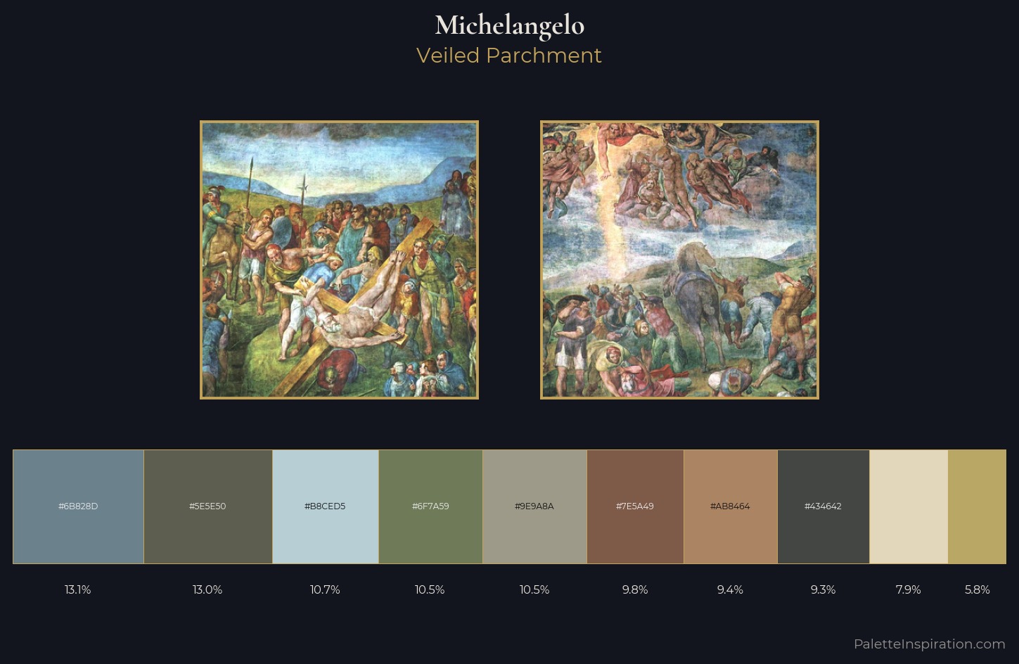 Michelangelo Palette 3 — Veiled Parchment