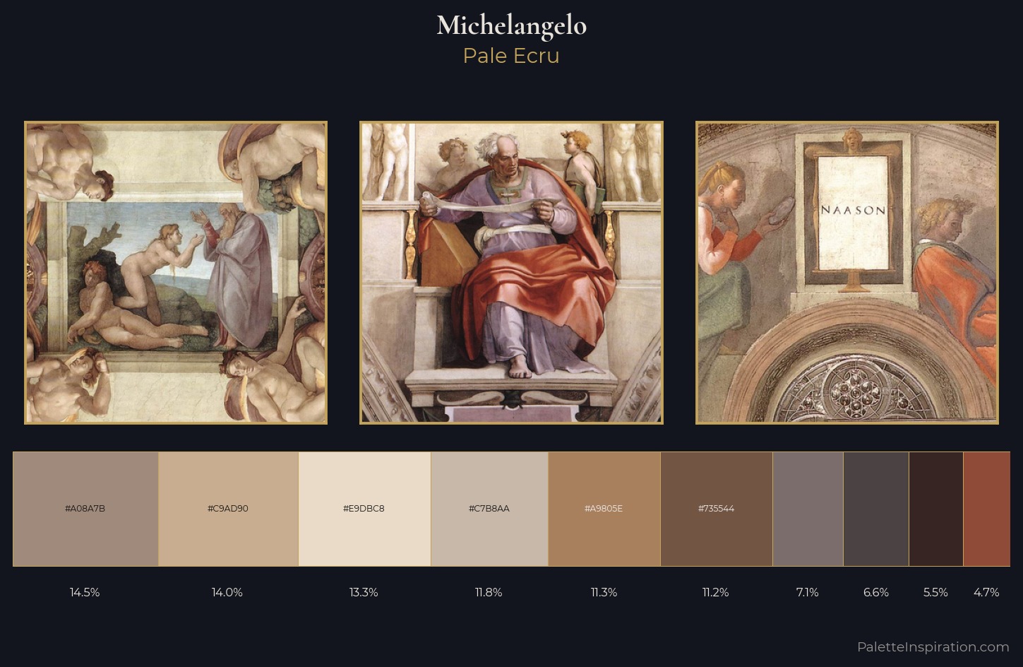 Michelangelo Palette 4 — Pale Ecru