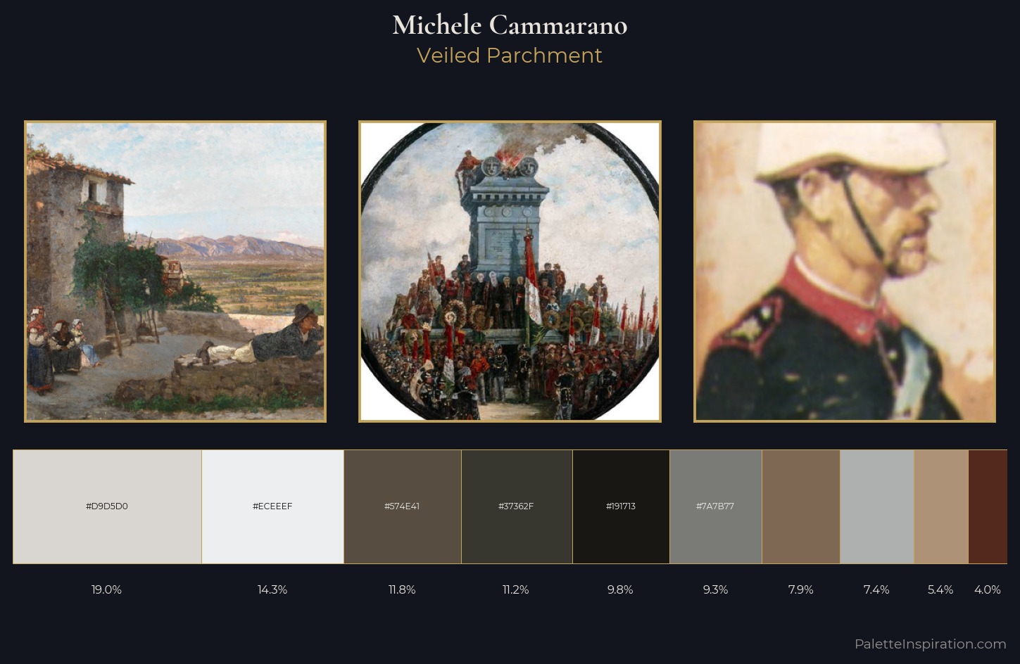 Michele Cammarano Palette 3 — Veiled Parchment