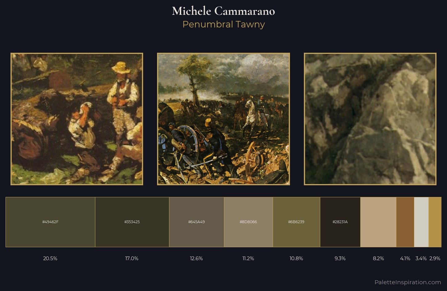 Michele Cammarano Palette 6 — Penumbral Tawny