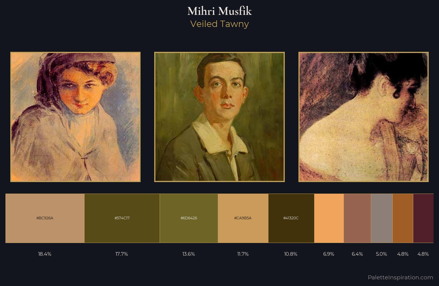 Mihri Musfik Palette 1 — Veiled Tawny
