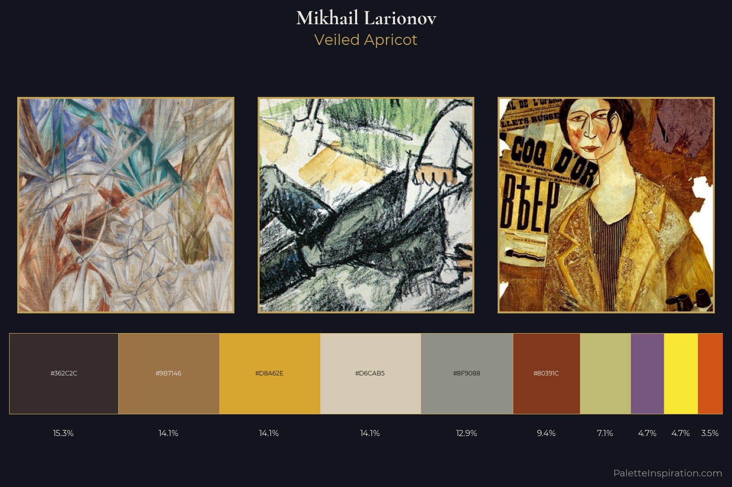 Mikhail Larionov Master Palette — Veiled Apricot