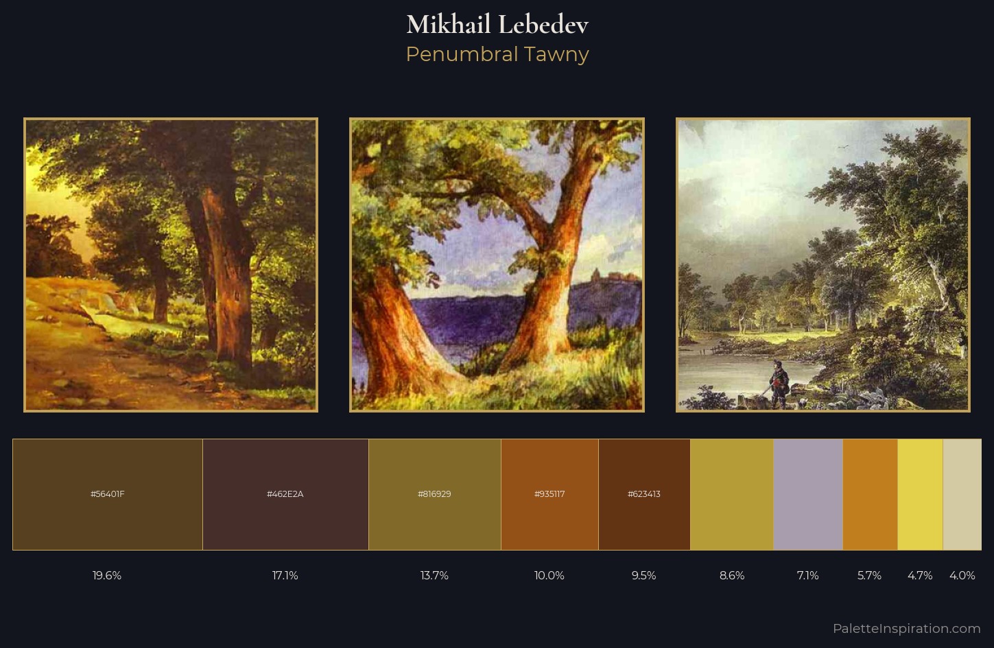 Mikhail Lebedev Palette 2 — Penumbral Tawny