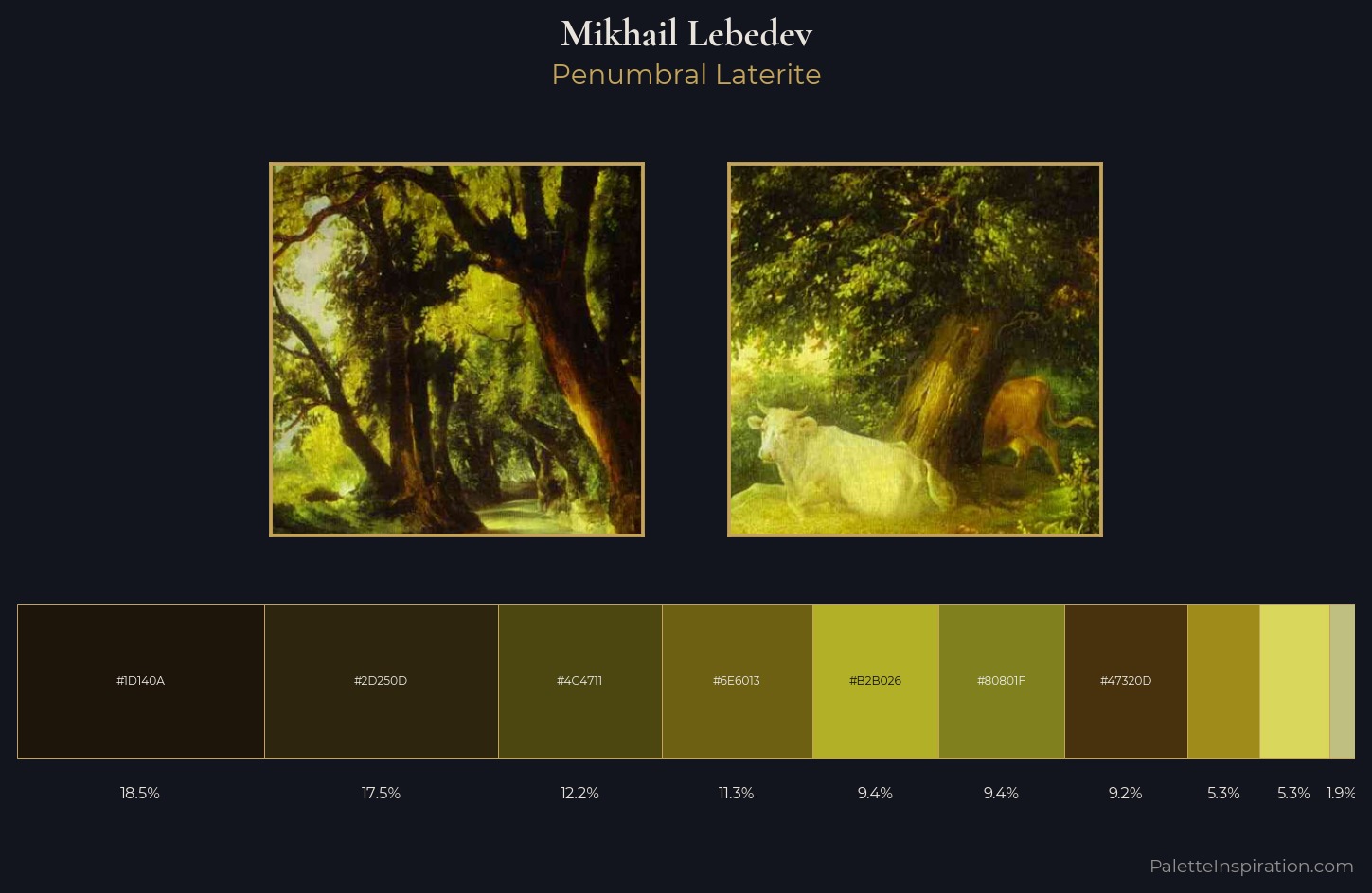 Mikhail Lebedev Palette 4 — Penumbral Laterite