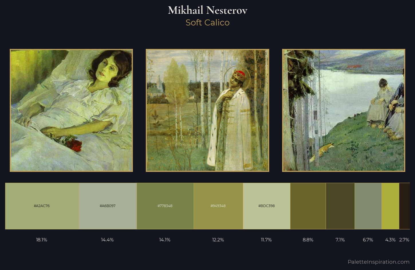Mikhail Nesterov Palette 4 — Soft Calico