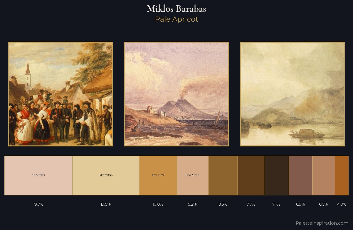 Miklos Barabas Palette 3 — Pale Apricot