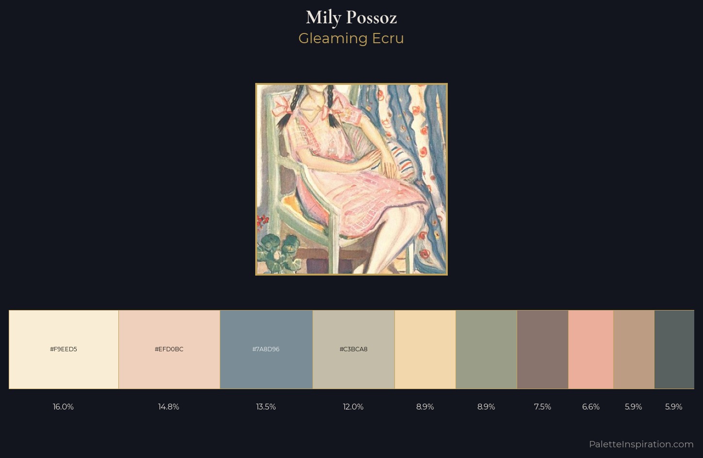 Mily Possoz Palette 1 — Gleaming Ecru