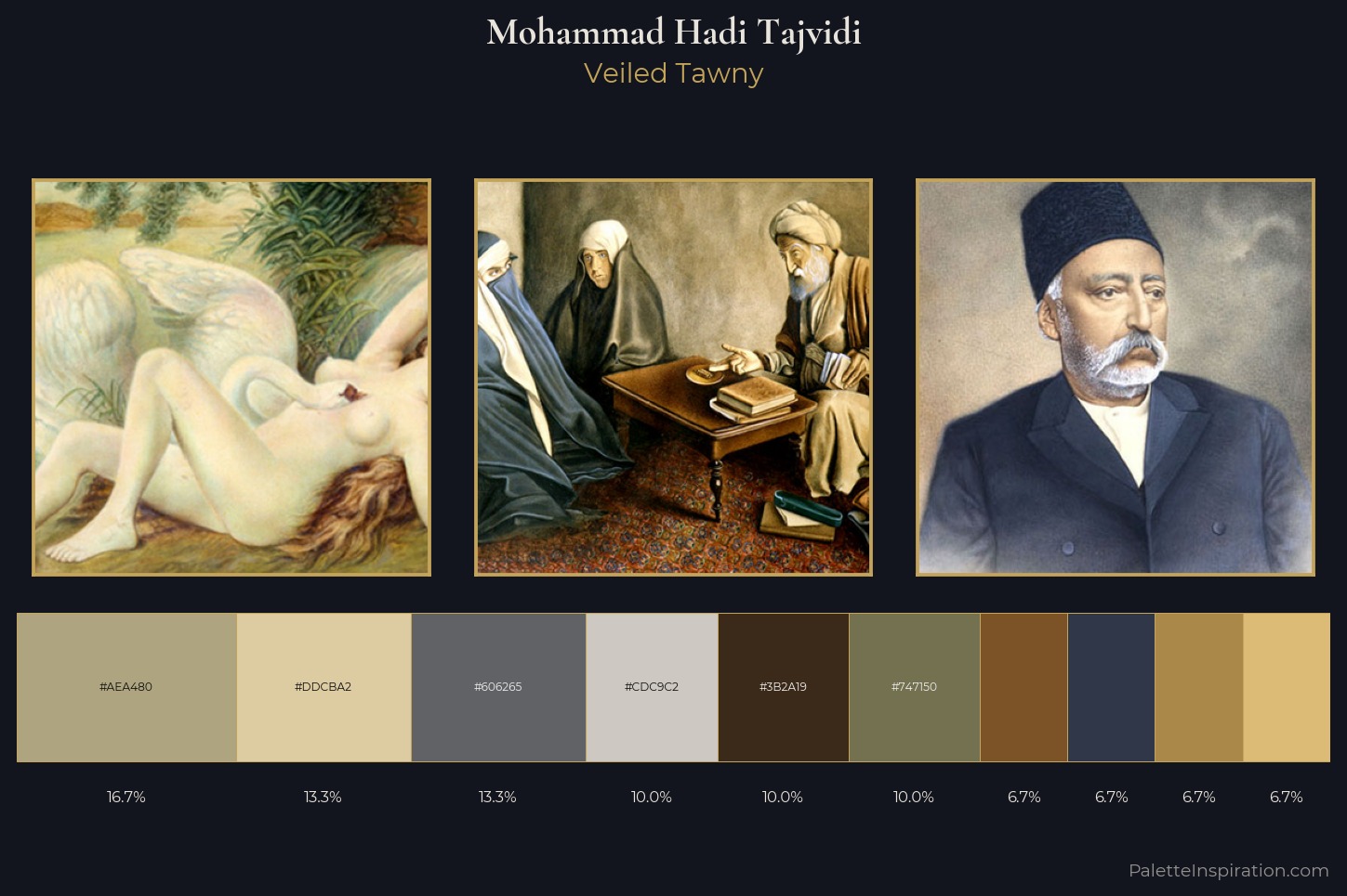 Mohammad Hadi Tajvidi Master Palette — Veiled Tawny