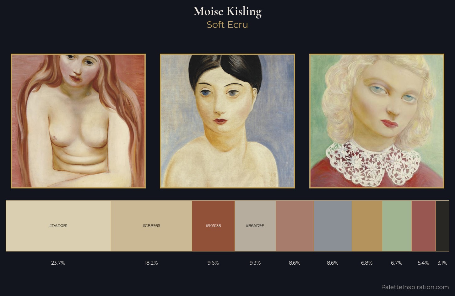 Moise Kisling Palette 2 — Soft Ecru