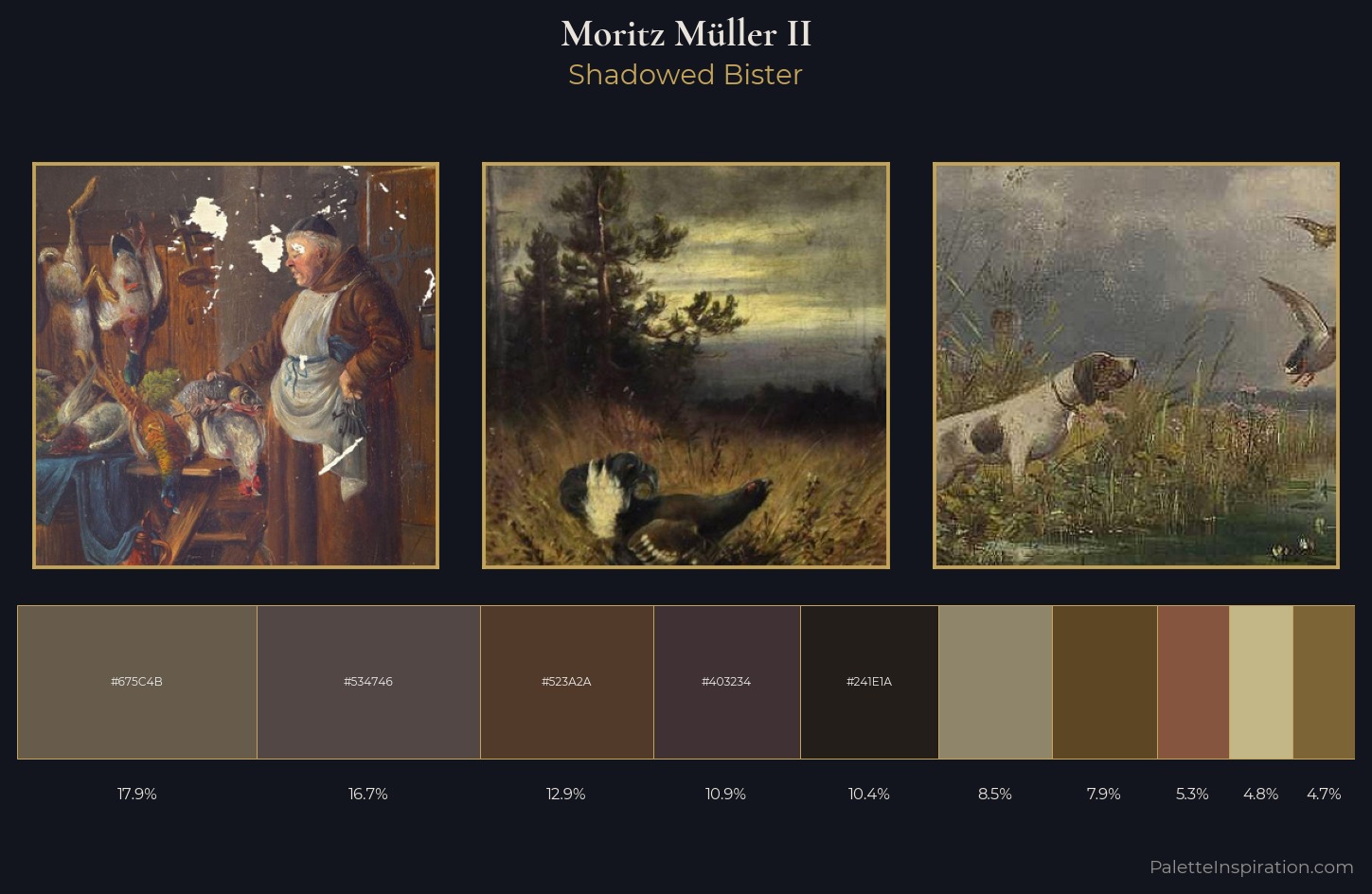 Moritz Müller II Palette 3 — Shadowed Bister