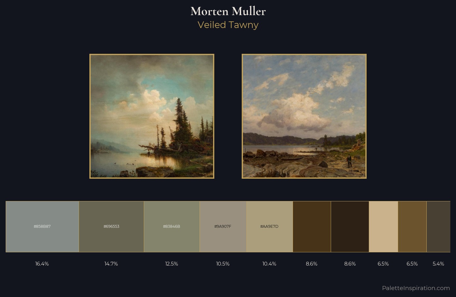 Morten Muller Palette 1 — Veiled Tawny
