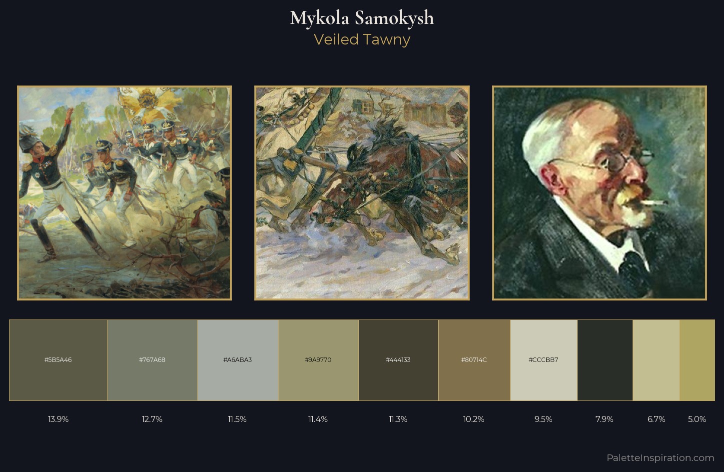 Mykola Samokysh Palette 4 — Veiled Tawny