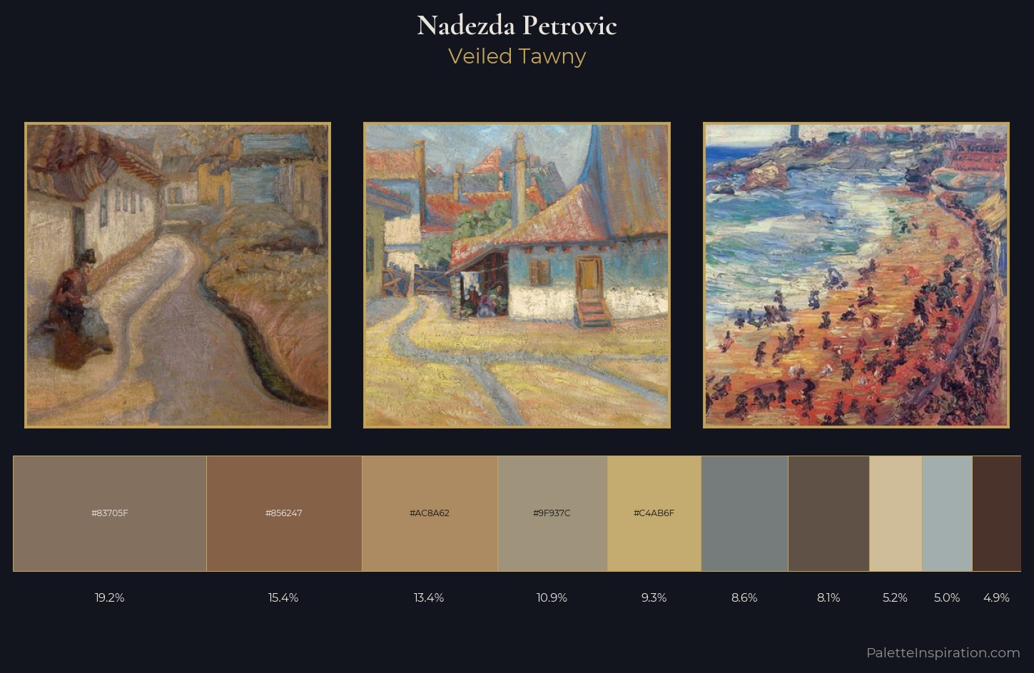 Nadezda Petrovic Palette 1 — Veiled Tawny