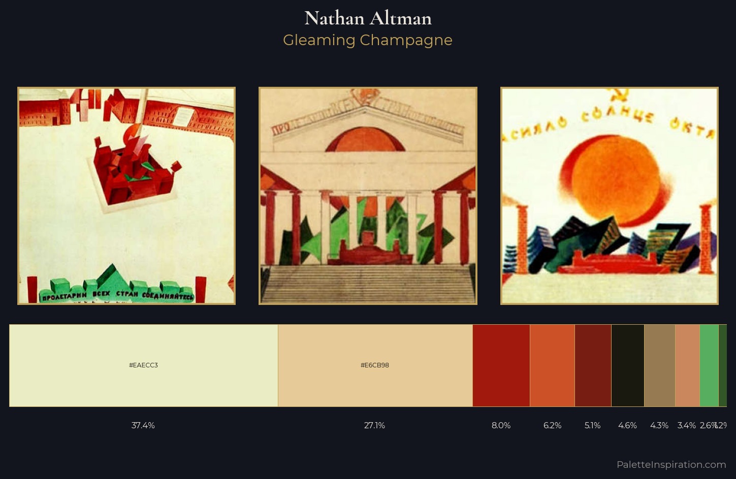 Nathan Altman Palette 5 — Gleaming Champagne