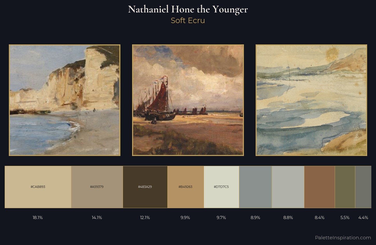 Nathaniel Hone the Younger Palette 2 — Soft Ecru