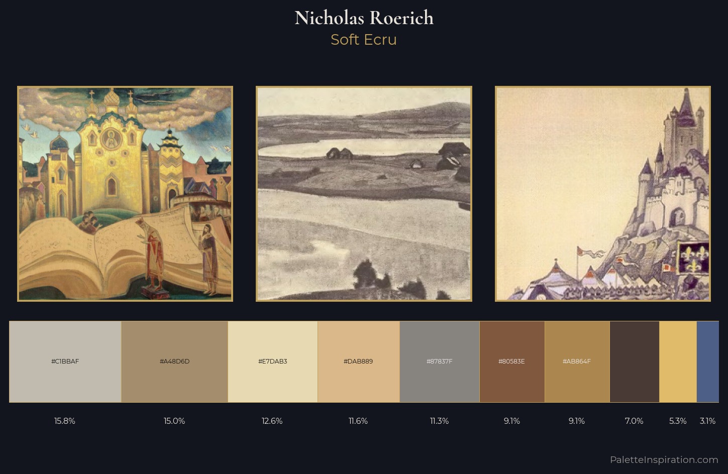 Nicholas Roerich Palette 4 — Soft Ecru