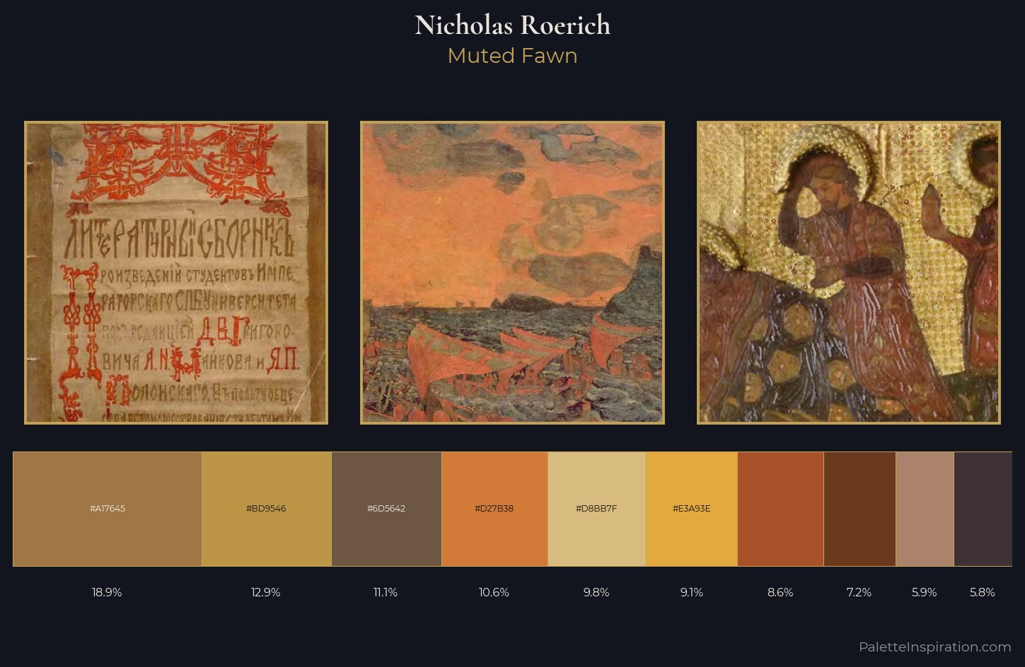 Nicholas Roerich Palette 12 — Muted Fawn