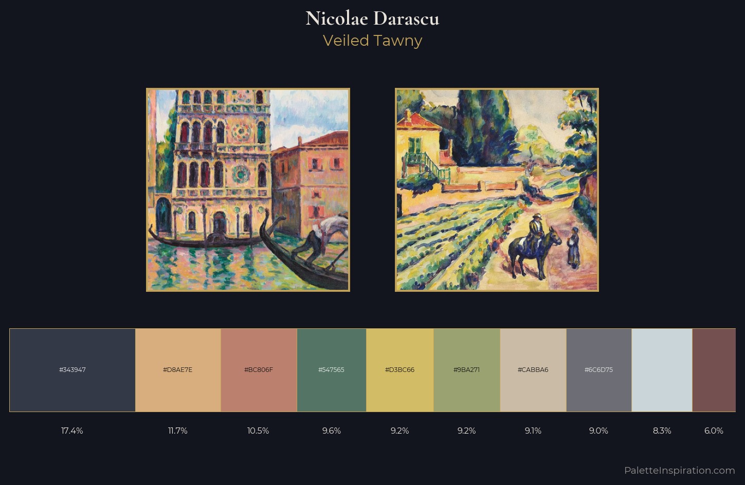 Nicolae Darascu Palette 4 — Veiled Tawny